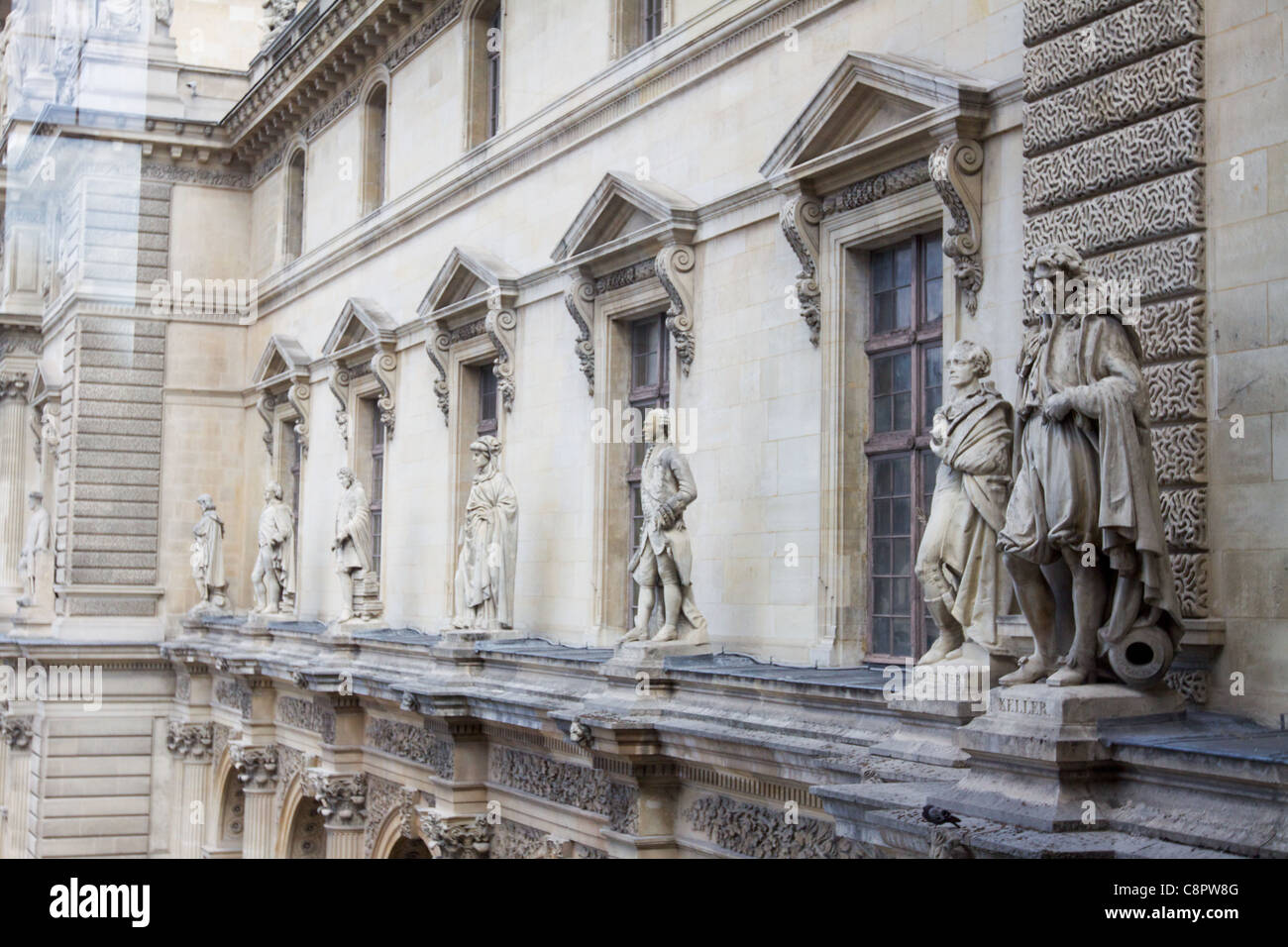 Musée du Louvre Paris Banque D'Images