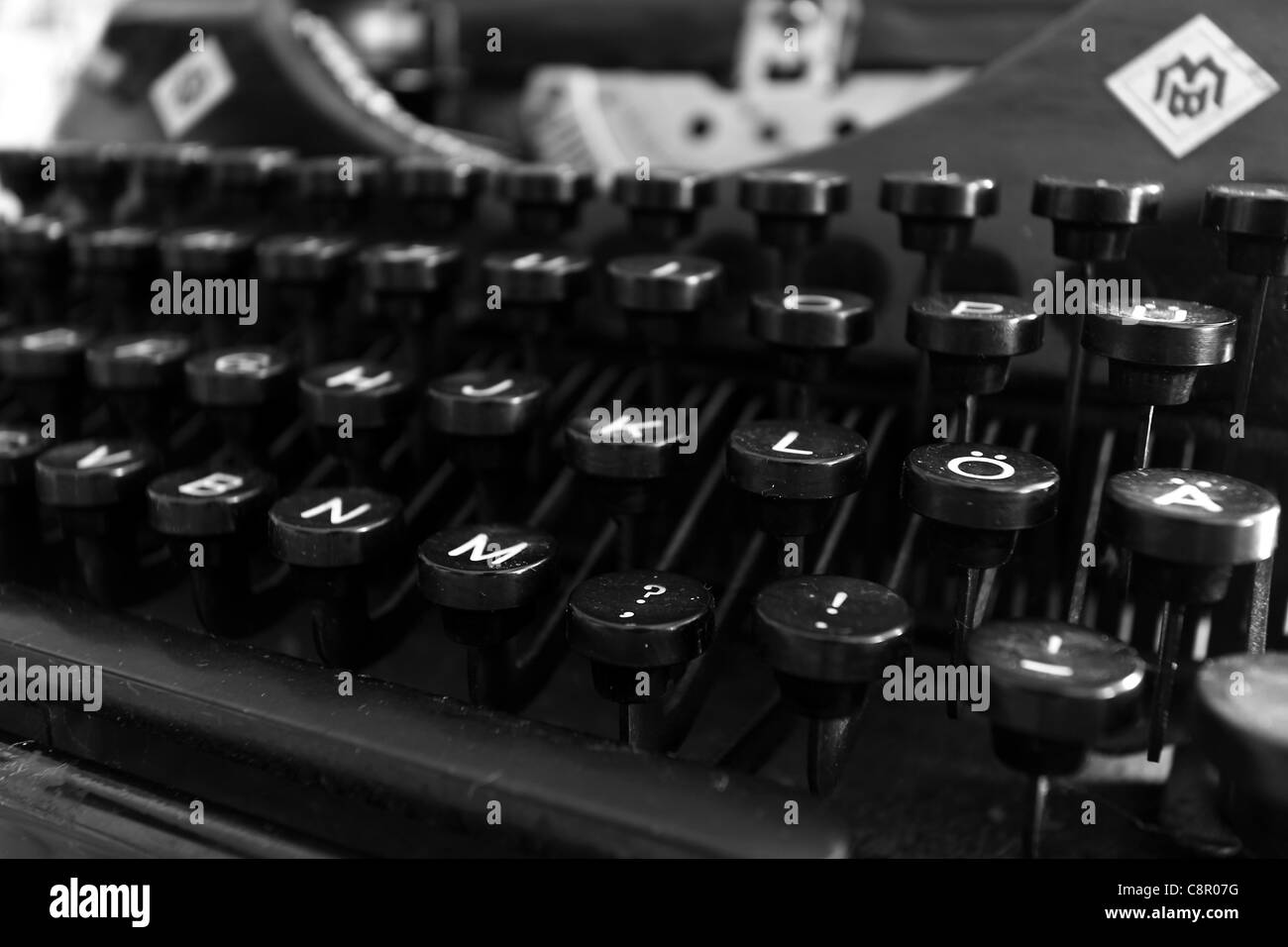 Machine à écrire antique Banque D'Images