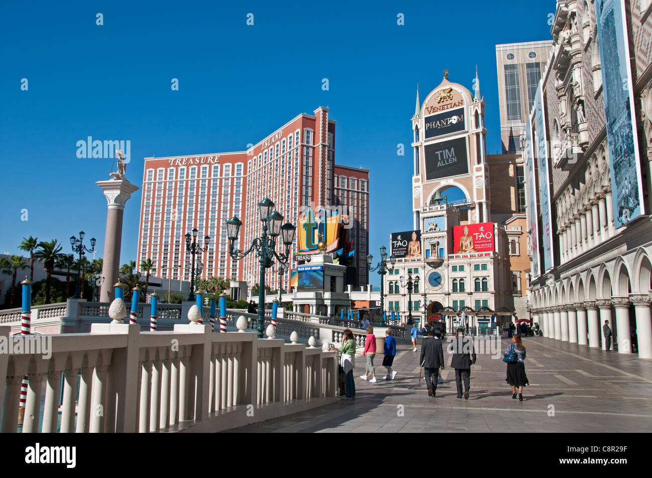 Venise Venise Las Vegas Capitale mondiale du jeu United States Nevada Banque D'Images
