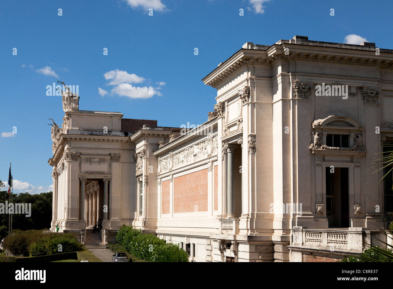 De l'extérieur du Musée d'art moderne de Rome Banque D'Images