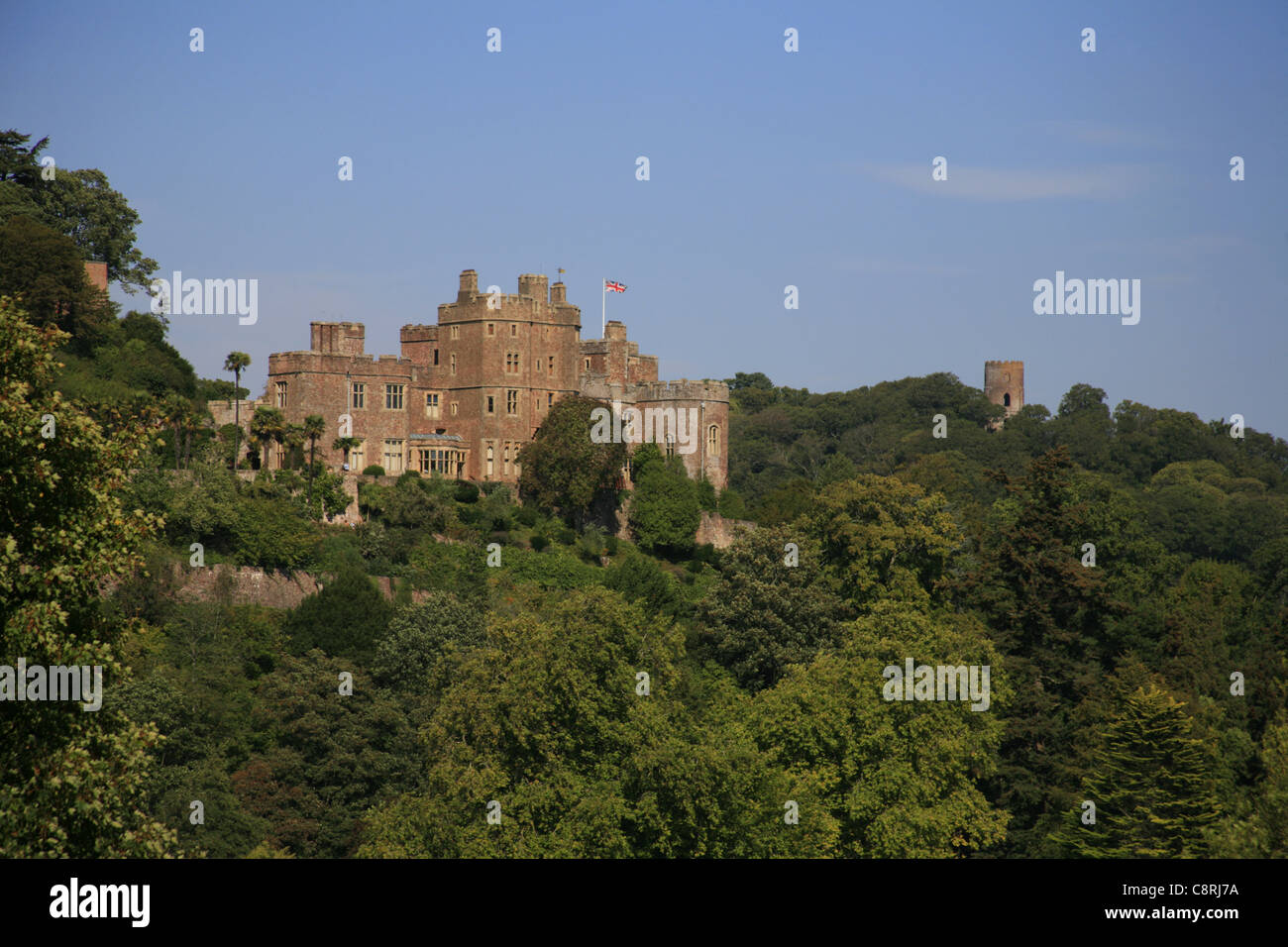 Château de Dunster, Somerset, Angleterre Banque D'Images