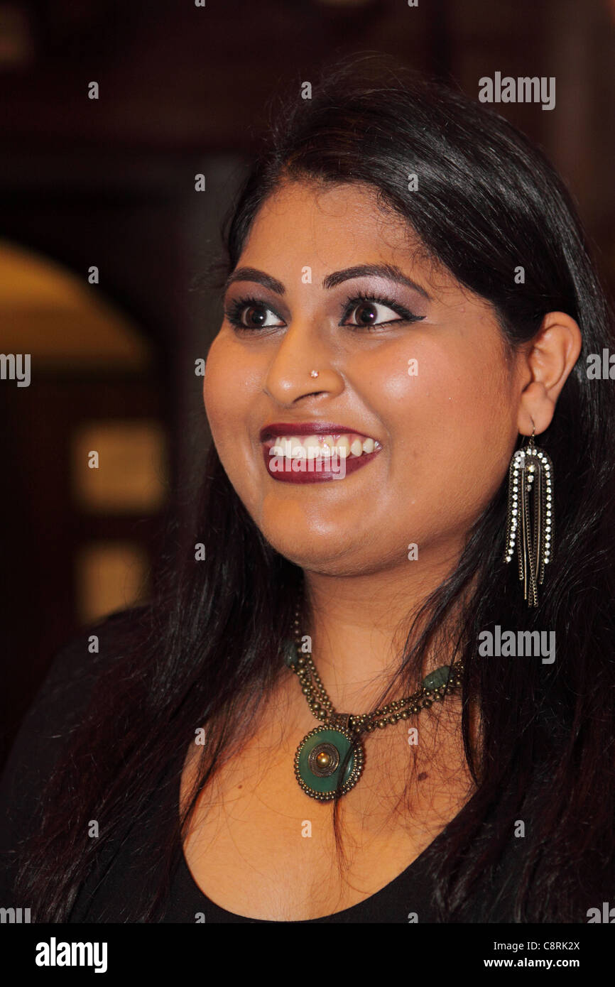 Meeta Raval soprano lyrique en octobre 2011 Banque D'Images