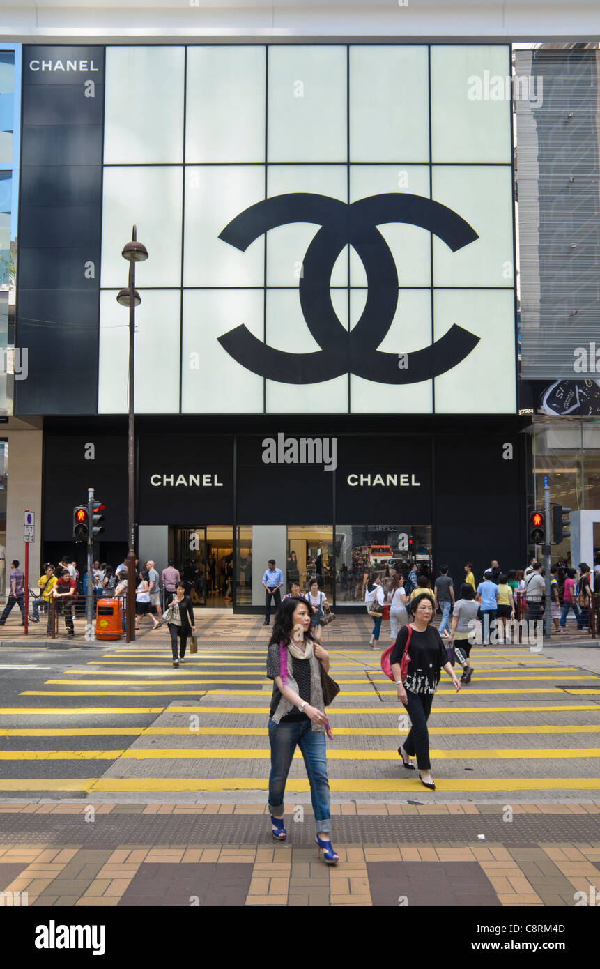 Marque de luxe Boutiques de Canton Road à Tsim Sha Tsui, Hong Kong Banque D'Images