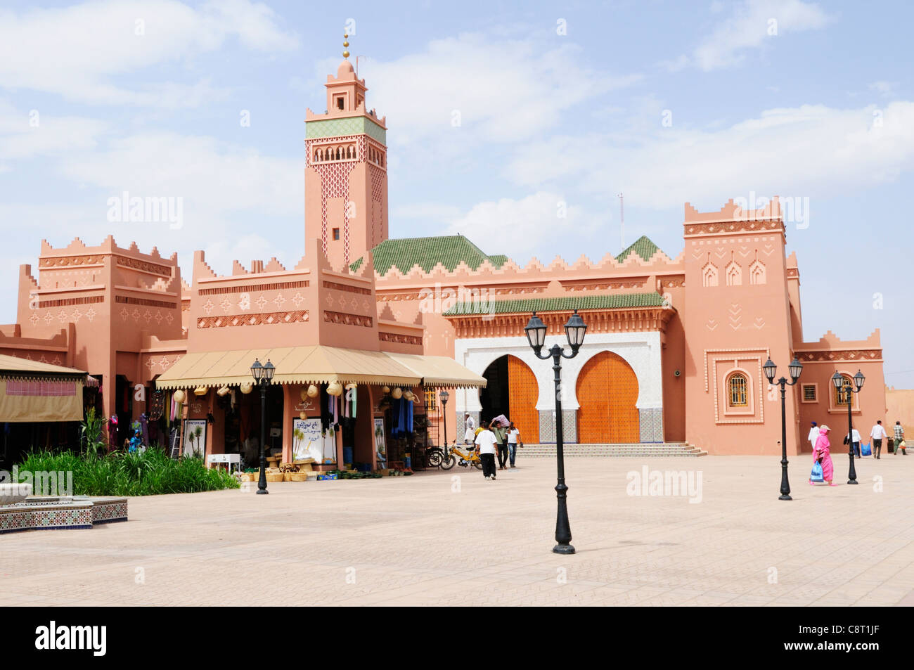 La Grande Mosquée, Zagora, Maroc Banque D'Images