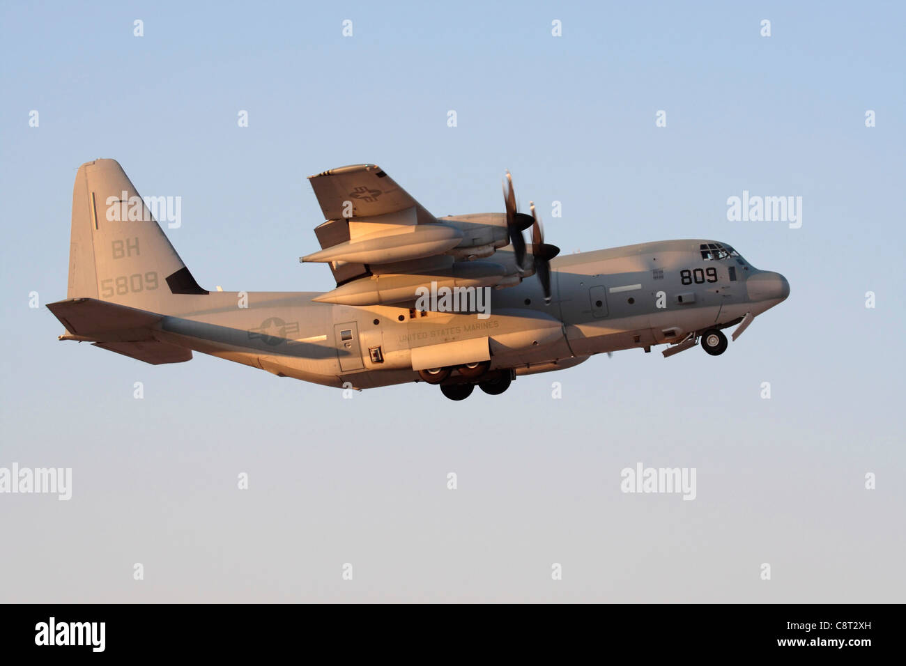 KC-130J Hercules de l'United States Marine Corps Banque D'Images