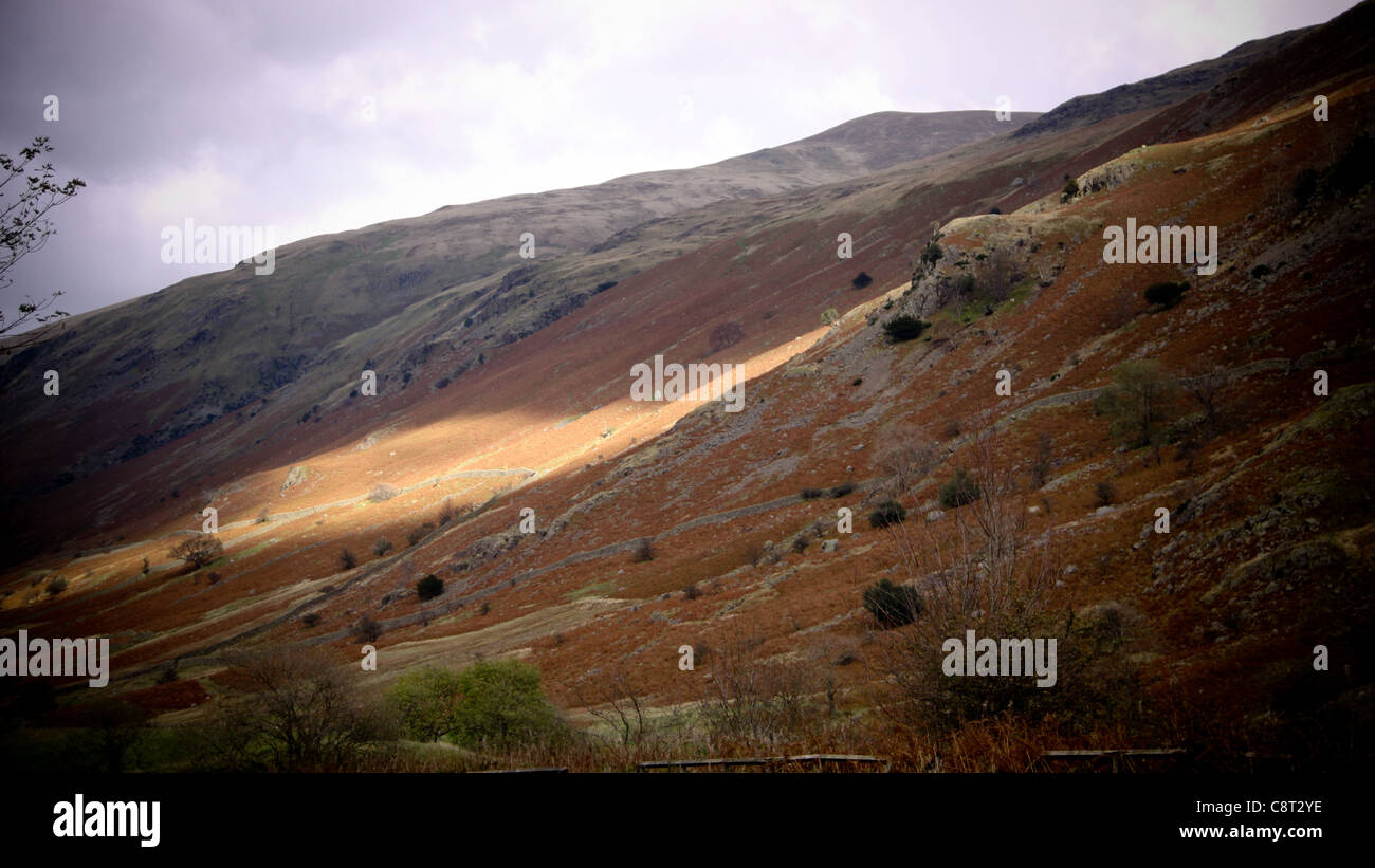 Rayon de soleil - le Lake District Banque D'Images