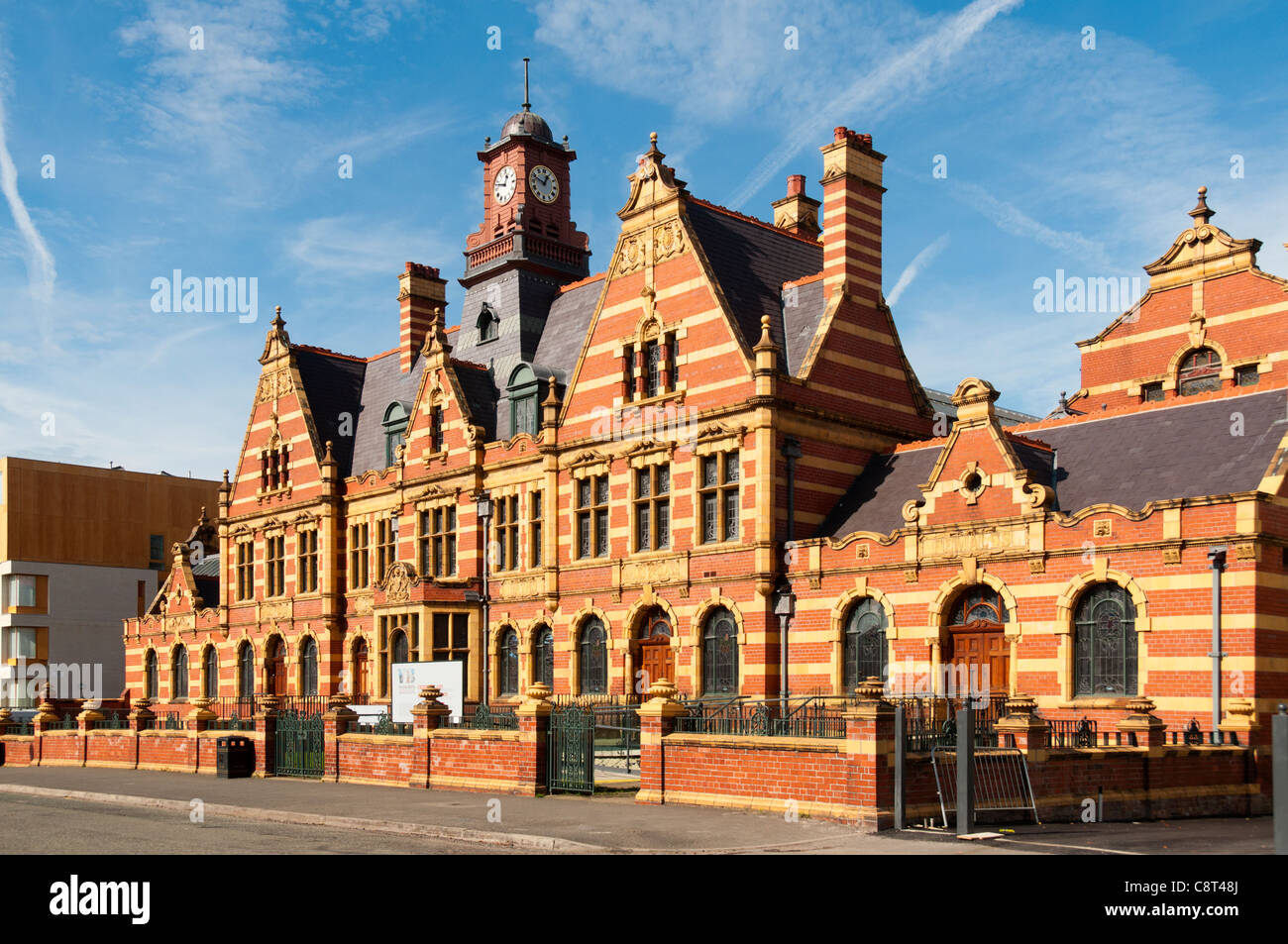 Victoria Baths, Manchester, Angleterre, Royaume-Uni. Conçu par l'arpenteur municipal T. de Courcy Meade et son assistant Arthur Davies, 1906. Banque D'Images