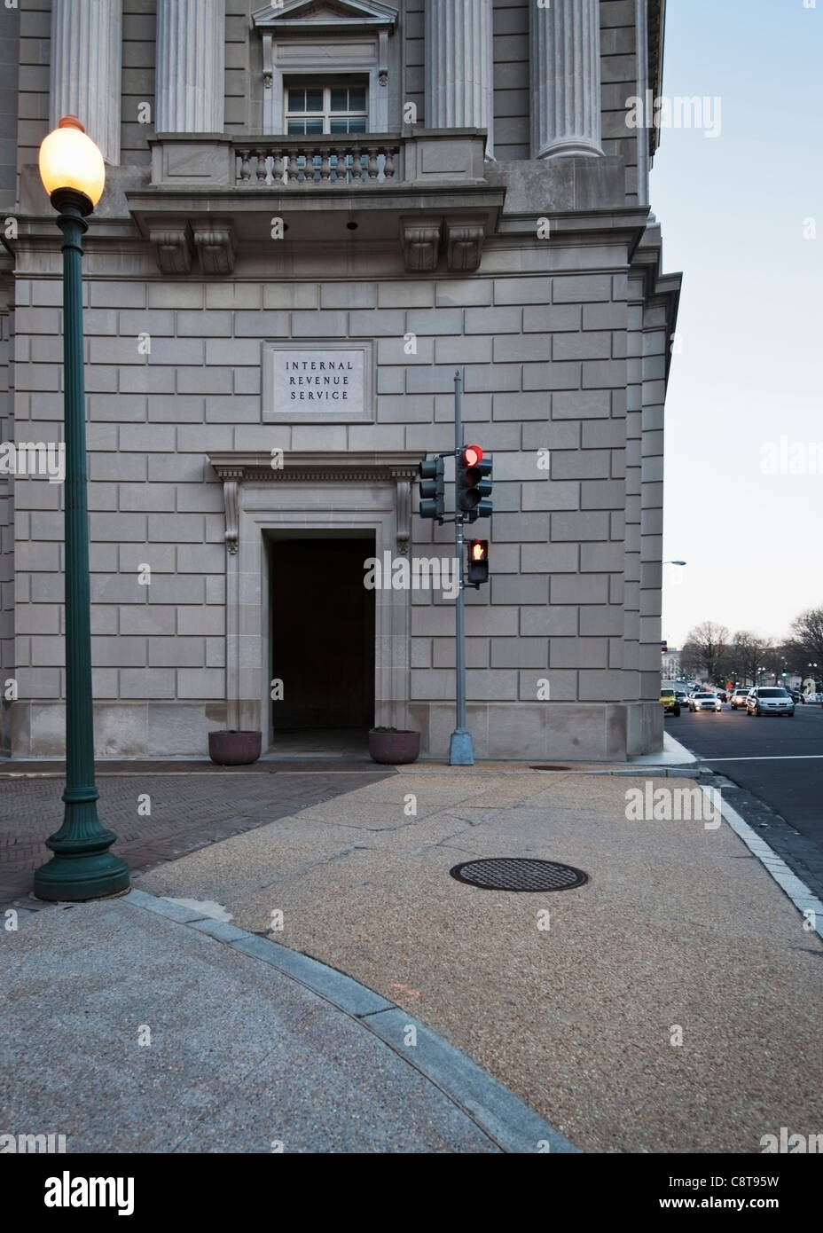 L'Internal Revenue Service (IRS Édifice Constitution Avenue Washington DC Banque D'Images