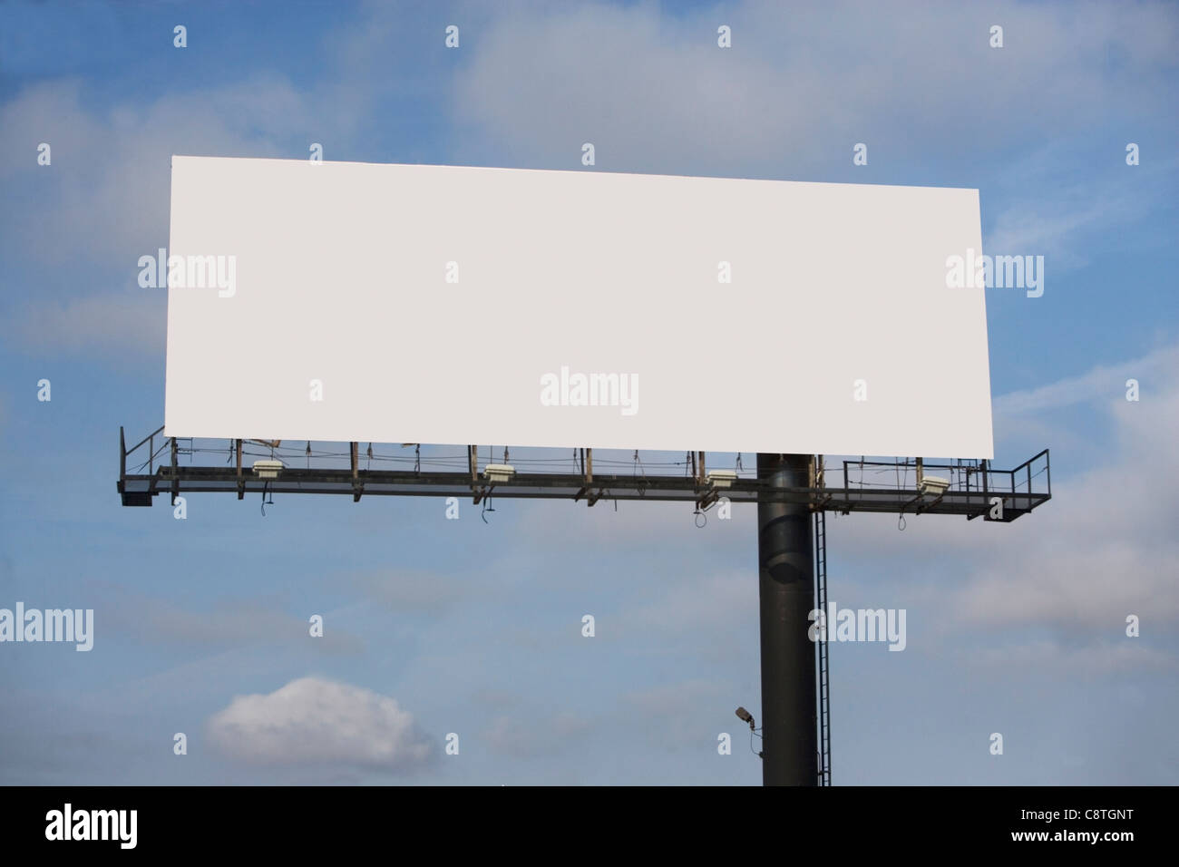 USA, New York State, Blank billboard Banque D'Images