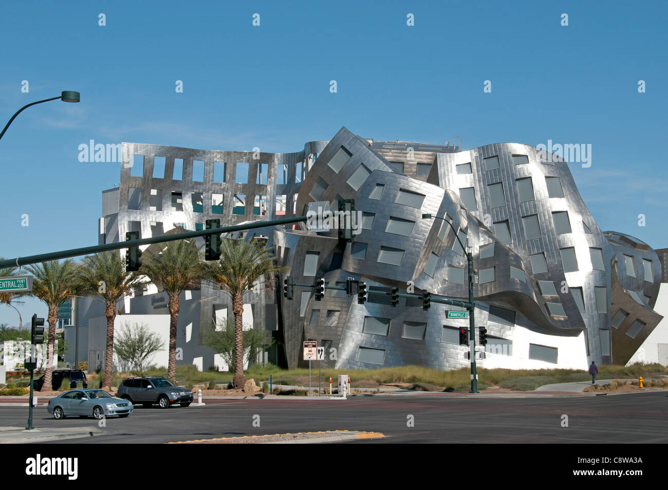 Cleveland Clinic Lou Ruvo Centre for Brain Health architecte de Las Vegas Frank Gehry États-Unis architecte de Las Vegas Frank Gehry États-Unis Banque D'Images