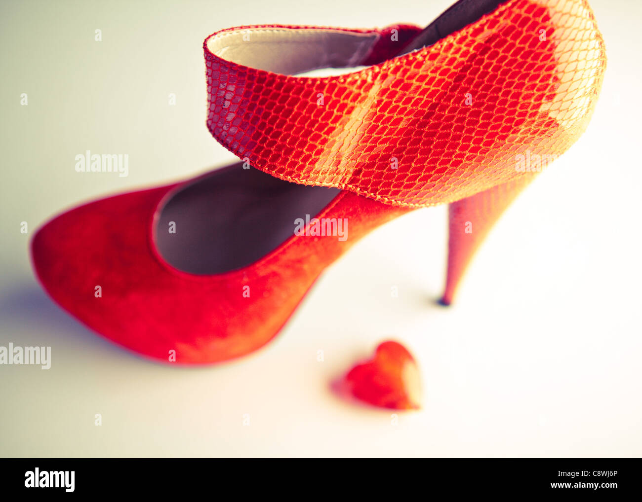 Les femmes aiment les chaussures de mode Banque D'Images