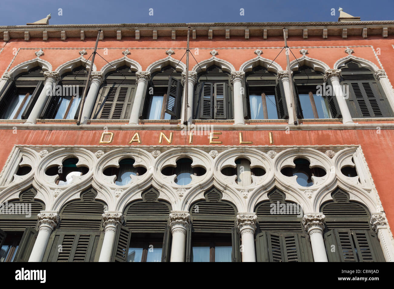 Venise - Hotel Danieli. Banque D'Images