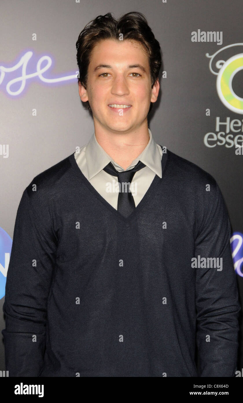 Miles Teller aux arrivées pour FOOTLOOSE Premiere, Village Theatre à Westwood, Los Angeles, CA 3 octobre 2011. Photo par : Dee Banque D'Images