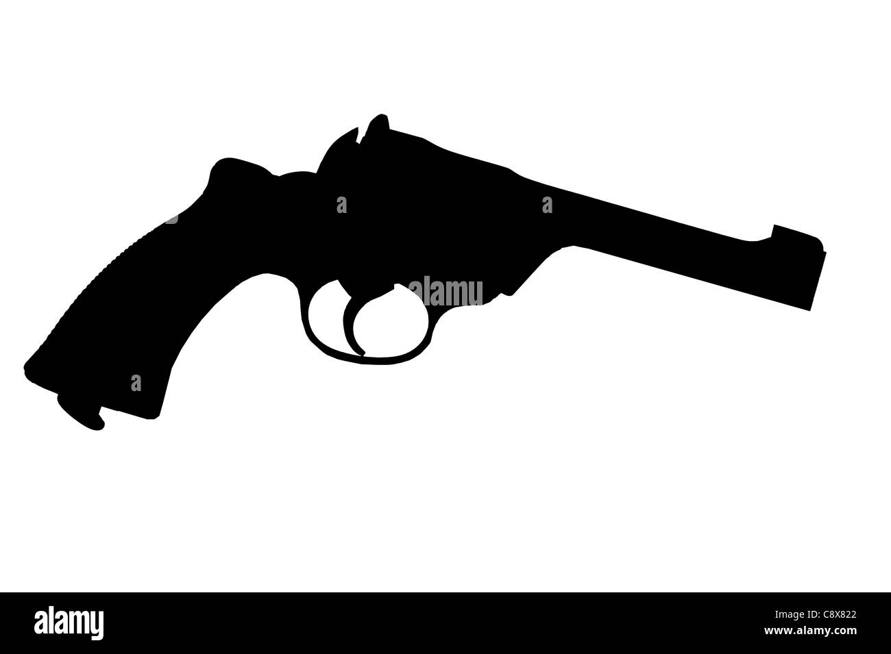 Revolver Enfield no2 Mk1. Arme militaire britannique de la SECONDE GUERRE MONDIALE11 Banque D'Images