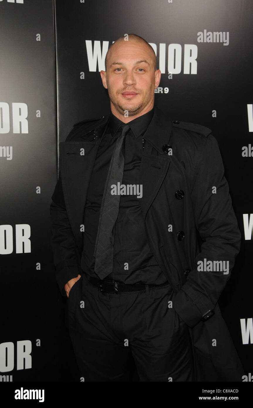 Tom Hardy guerrier arrivées ArcLight Hollywood Theatre Premiere Los Angeles CA 6 Septembre 2011 Photo Dee Cercone/Everett Banque D'Images