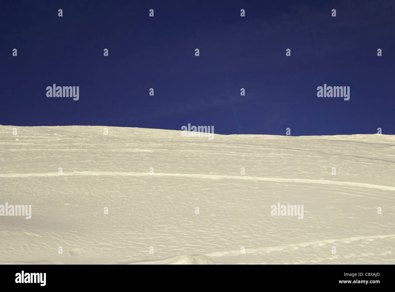 En hiver, les Dolomites au patrimoine mondial de l'humanité panorama de montagne Banque D'Images