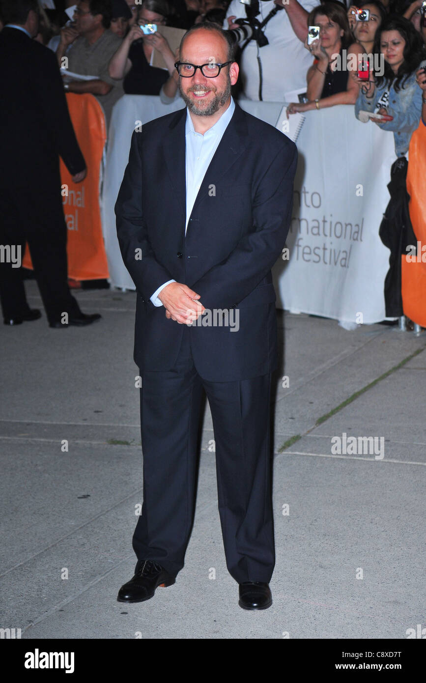 Paul Giamatti arrivalsIDES atToronto Premiere MARS Festival International du Film de Roy Thomson Hall à Toronto le 9 septembre 2011 Banque D'Images