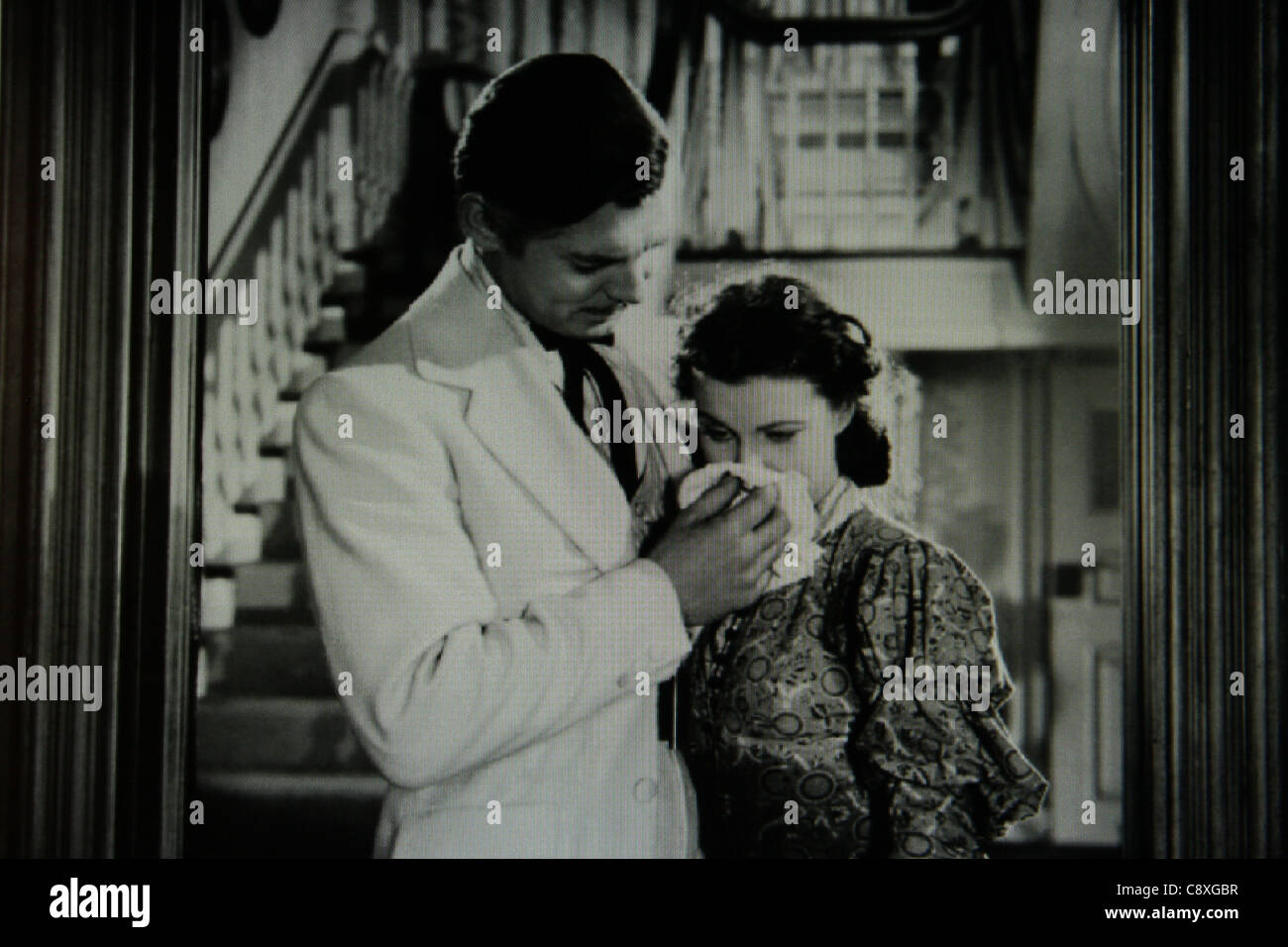 Clark Gable Vivien Leigh Banque D'Images