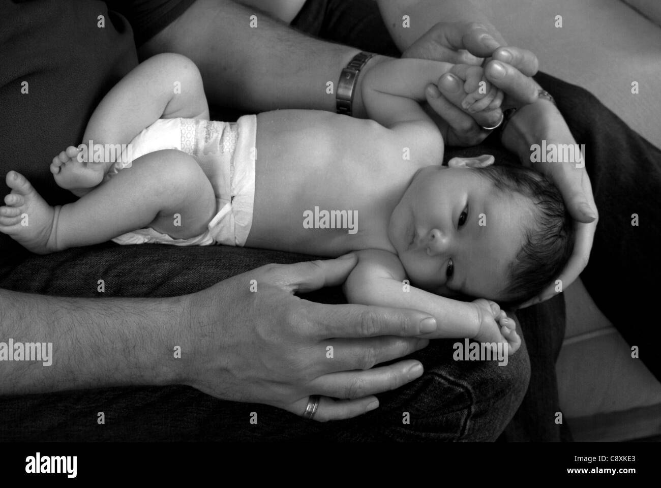 Genoux Ensemble Banque D'images Noir Et Blanc - Alamy