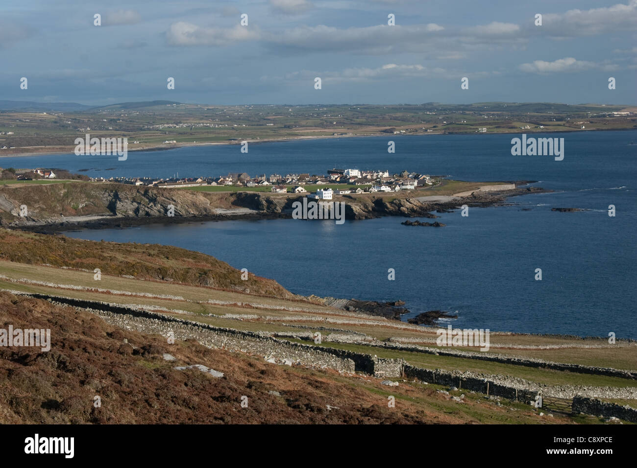 Port St Mary près de la pointe sud de l'île de Man Banque D'Images