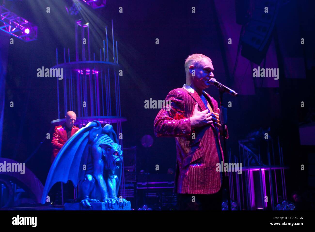 Reading, UK, 03/11/2011 : Exécution d'effacement en concert à l'Hexagone, Reading, au Royaume-Uni. Banque D'Images