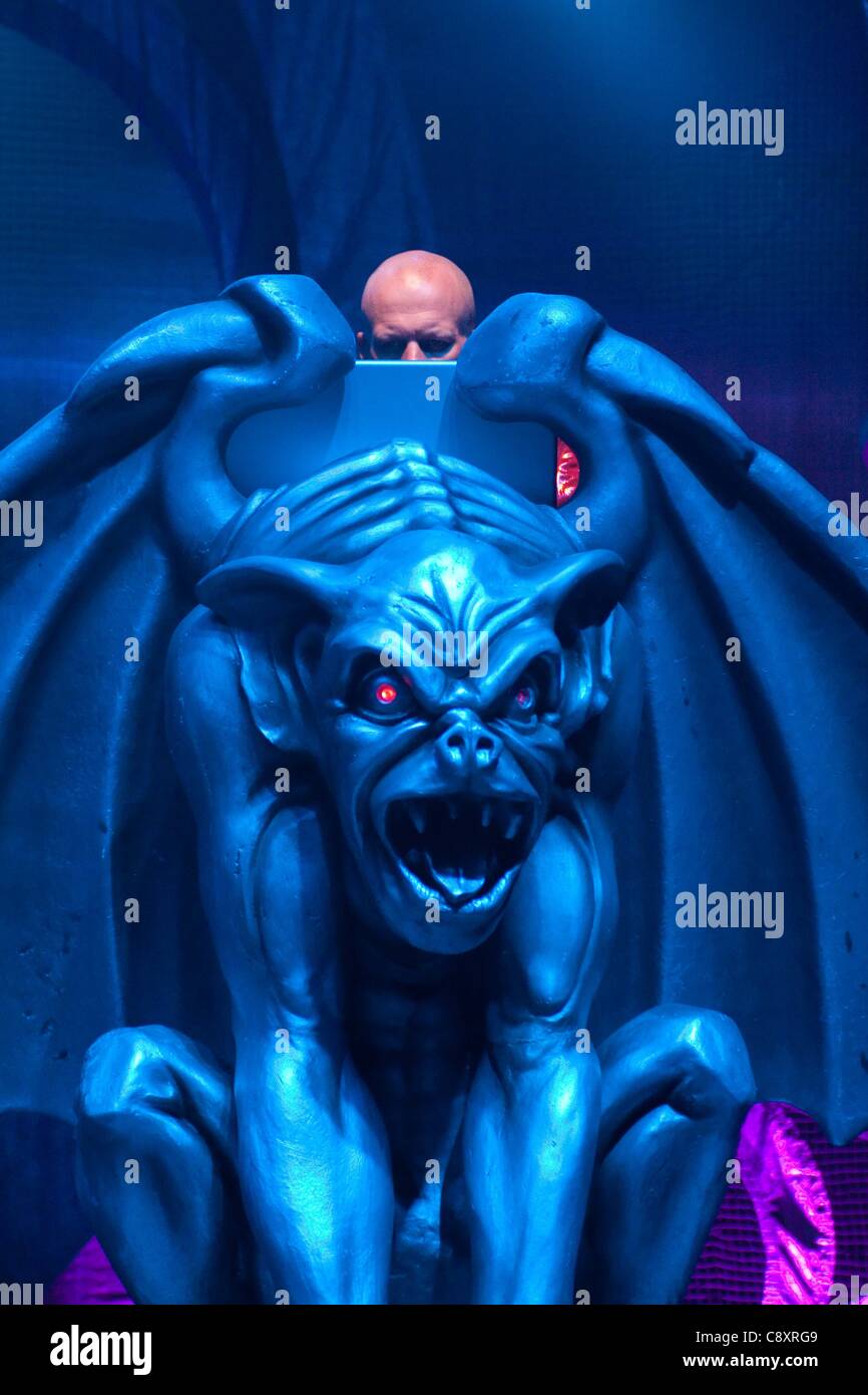 Reading, UK, 03/11/2011 : Exécution d'effacement en concert à l'Hexagone, Reading, au Royaume-Uni. Banque D'Images