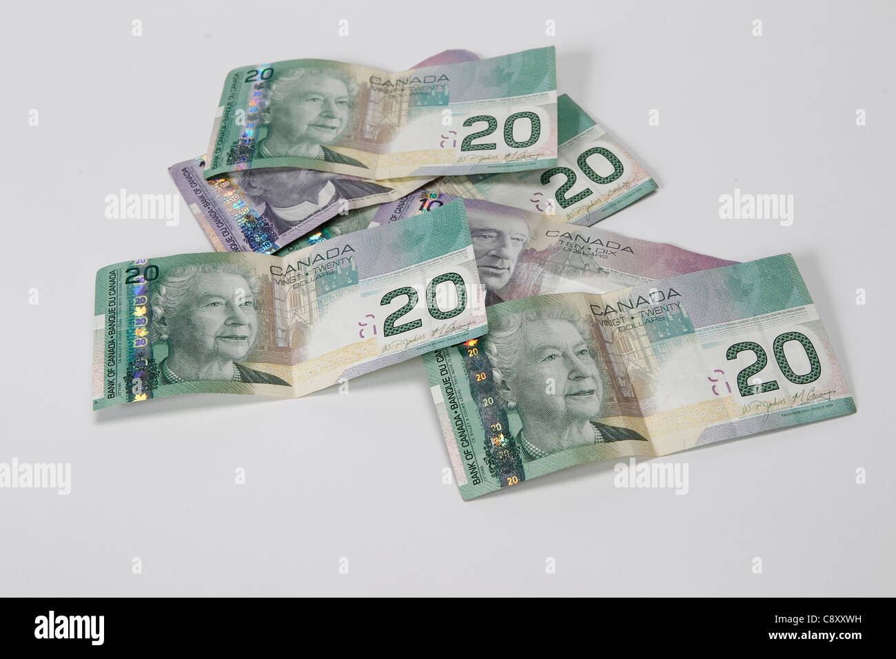 Argent canadien Banque D'Images