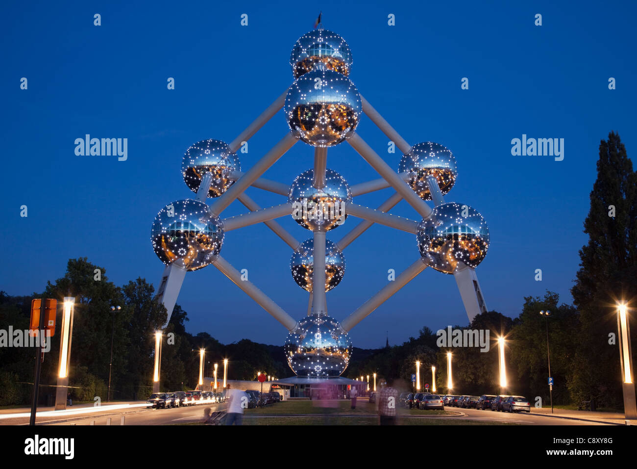 Belgique, Bruxelles, Atomium Banque D'Images