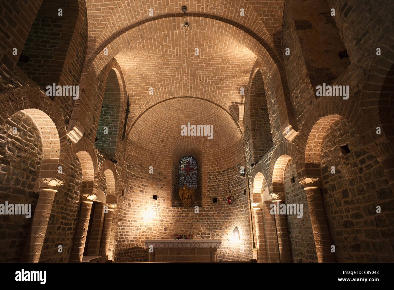 Belgique, bruges, Le Saint Sang, Église Chapelle dans la crypte Banque D'Images