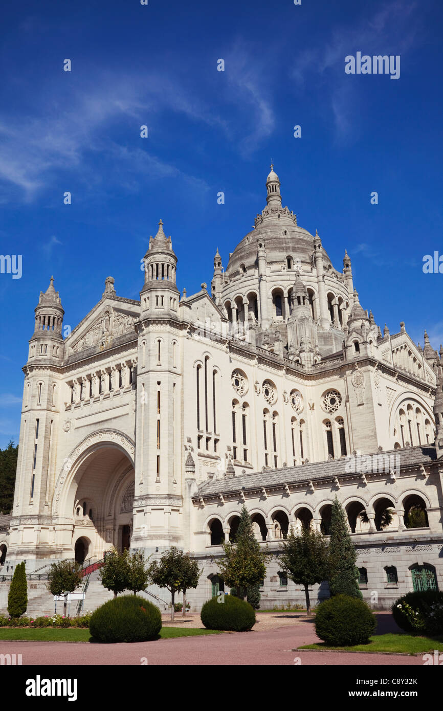 France, Normandie, Lisieux, la Basilique de Sainte Thérèse Photo Stock