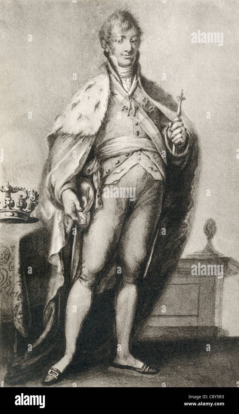Ferdinand VII, alias Ferdinand le désiré ou le criminel King, 1784 - 1833. Roi d'Espagne. Banque D'Images Ferdinand VII, alias Ferdinand le désiré ou le criminel King, 1784 - 1833. Roi d'Espagne. Banque D'Images