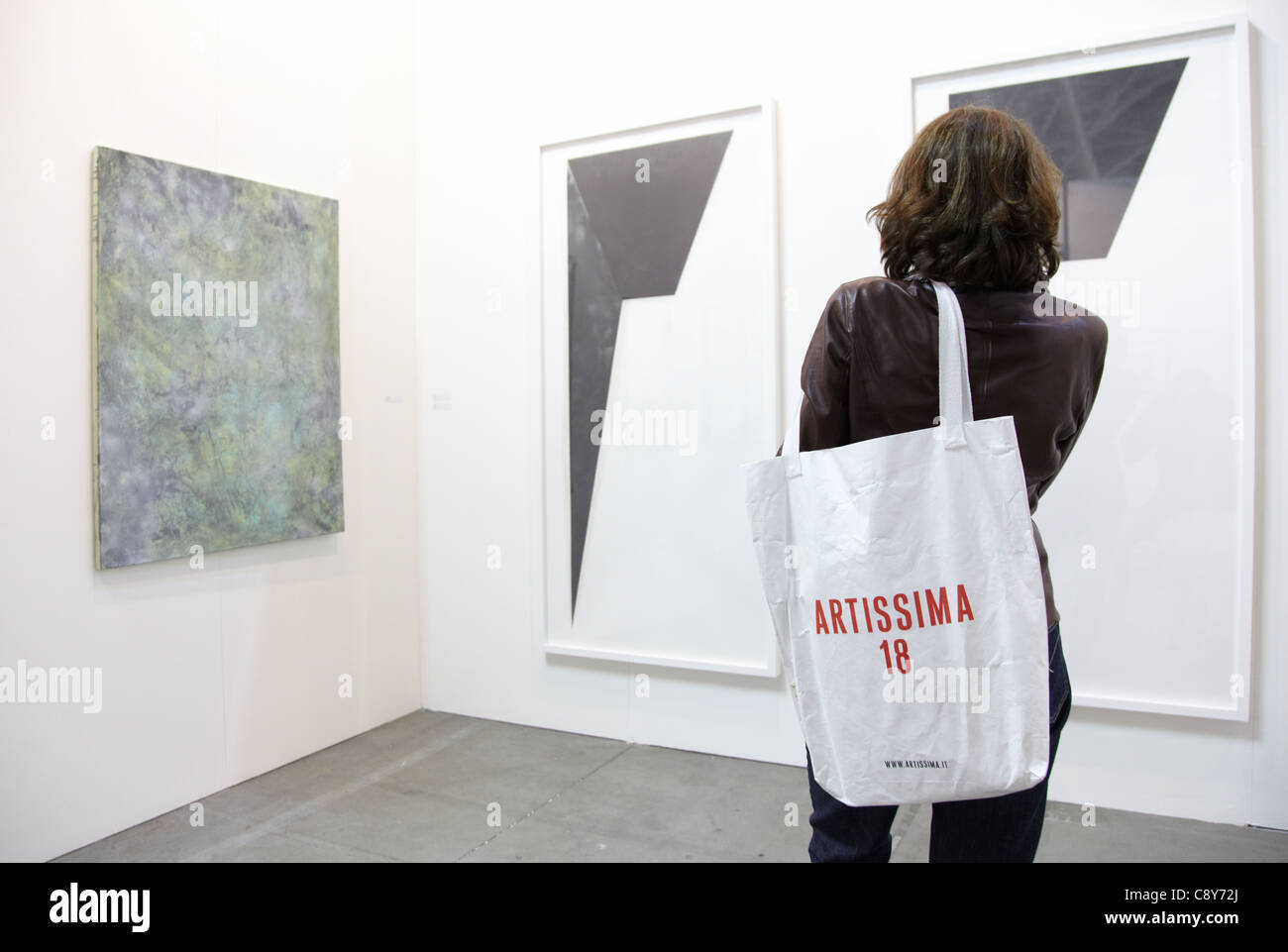 Artissima, Turin 2011, foire internationale d'art contemporain Banque D'Images