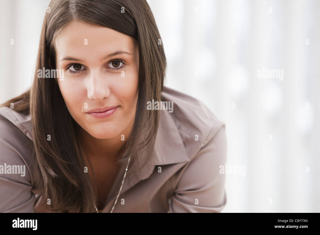 Portrait of young businesswoman Banque D'Images