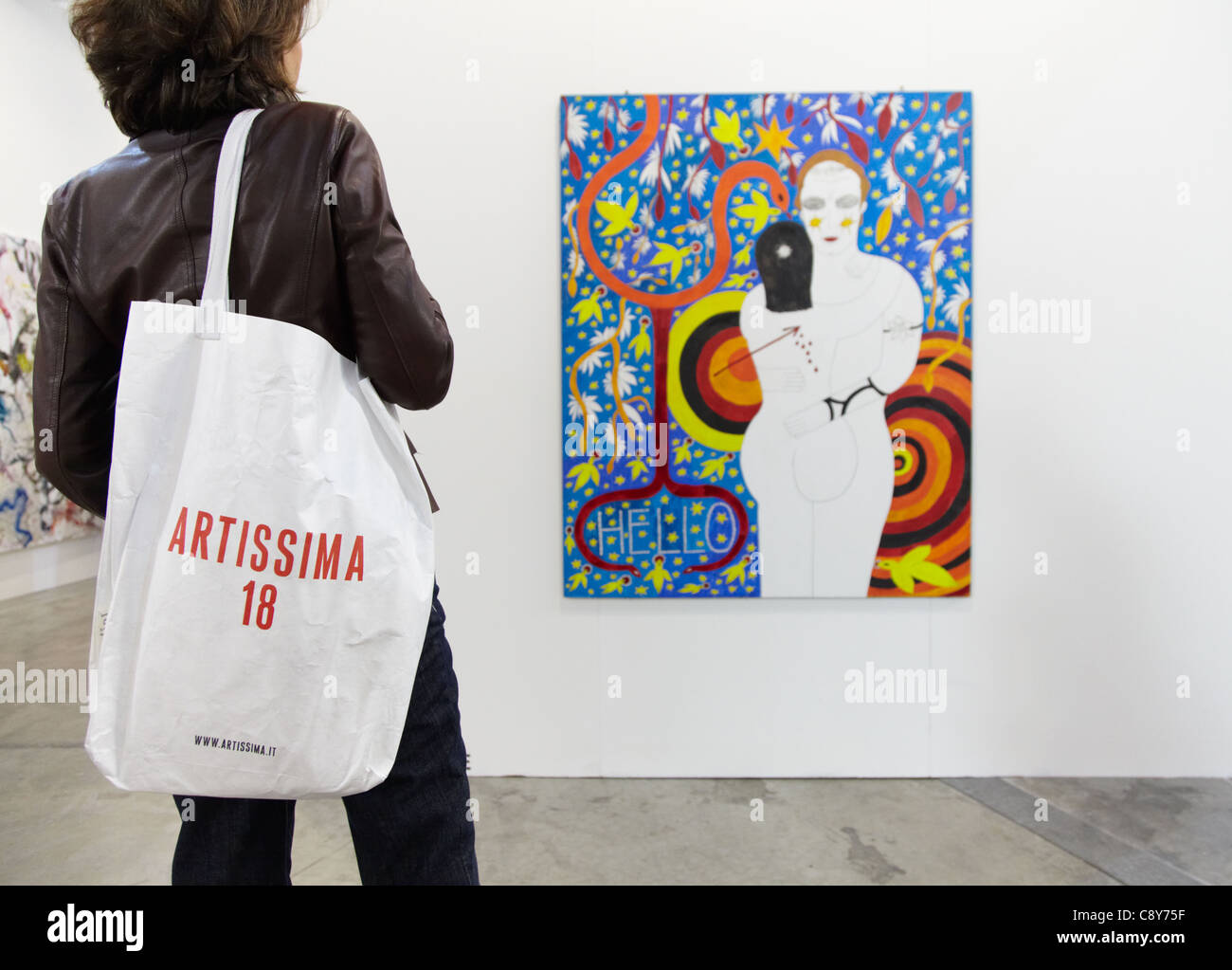 Artissima, Turin 2011, foire internationale d'art contemporain Banque D'Images