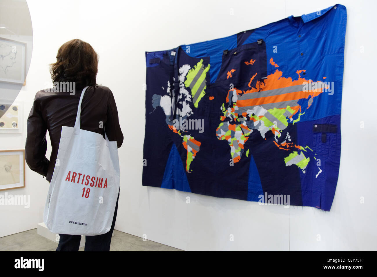 Artissima, Turin 2011, foire internationale d'art contemporain Banque D'Images