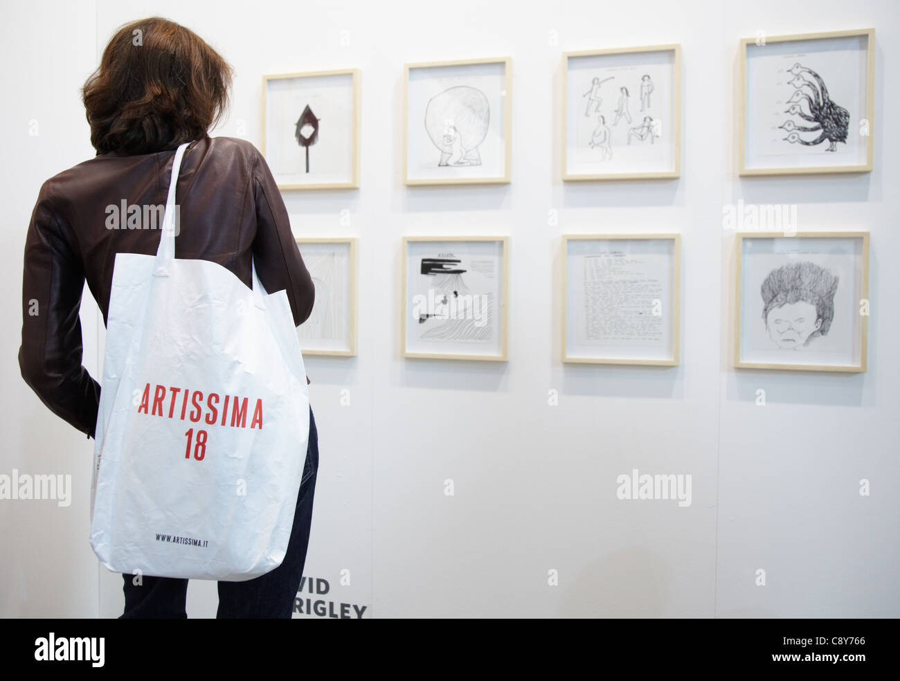 Artissima, Turin 2011, foire internationale d'art contemporain Banque D'Images