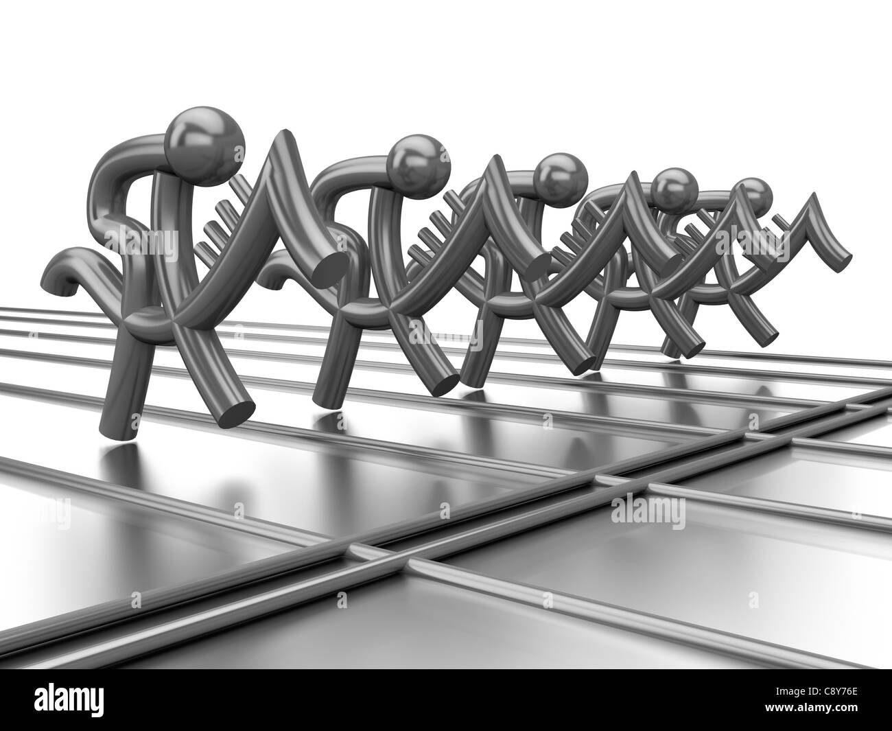 Compétition équestre Banque D'Images