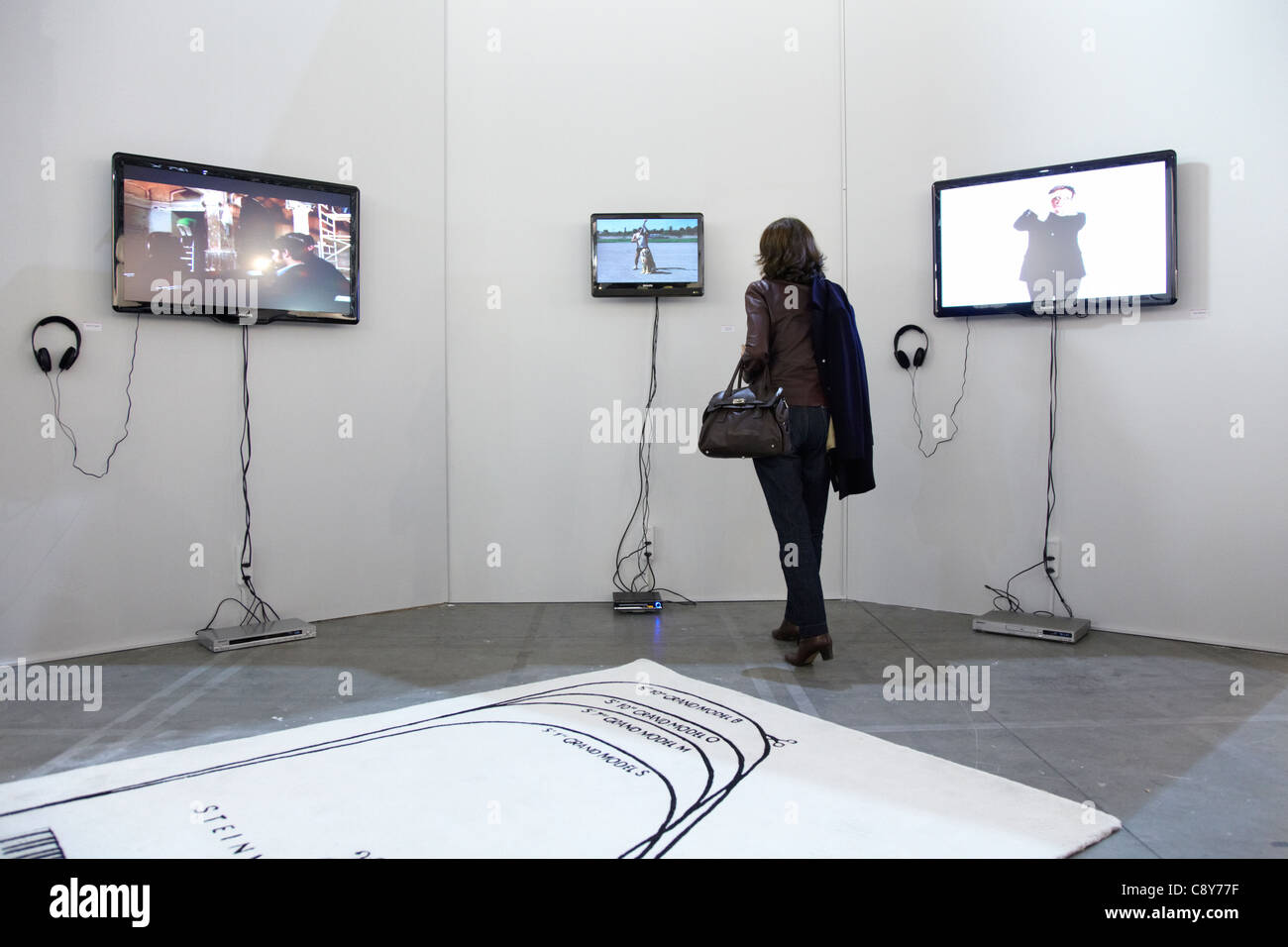 Artissima, Turin 2011, foire internationale d'art contemporain Banque D'Images