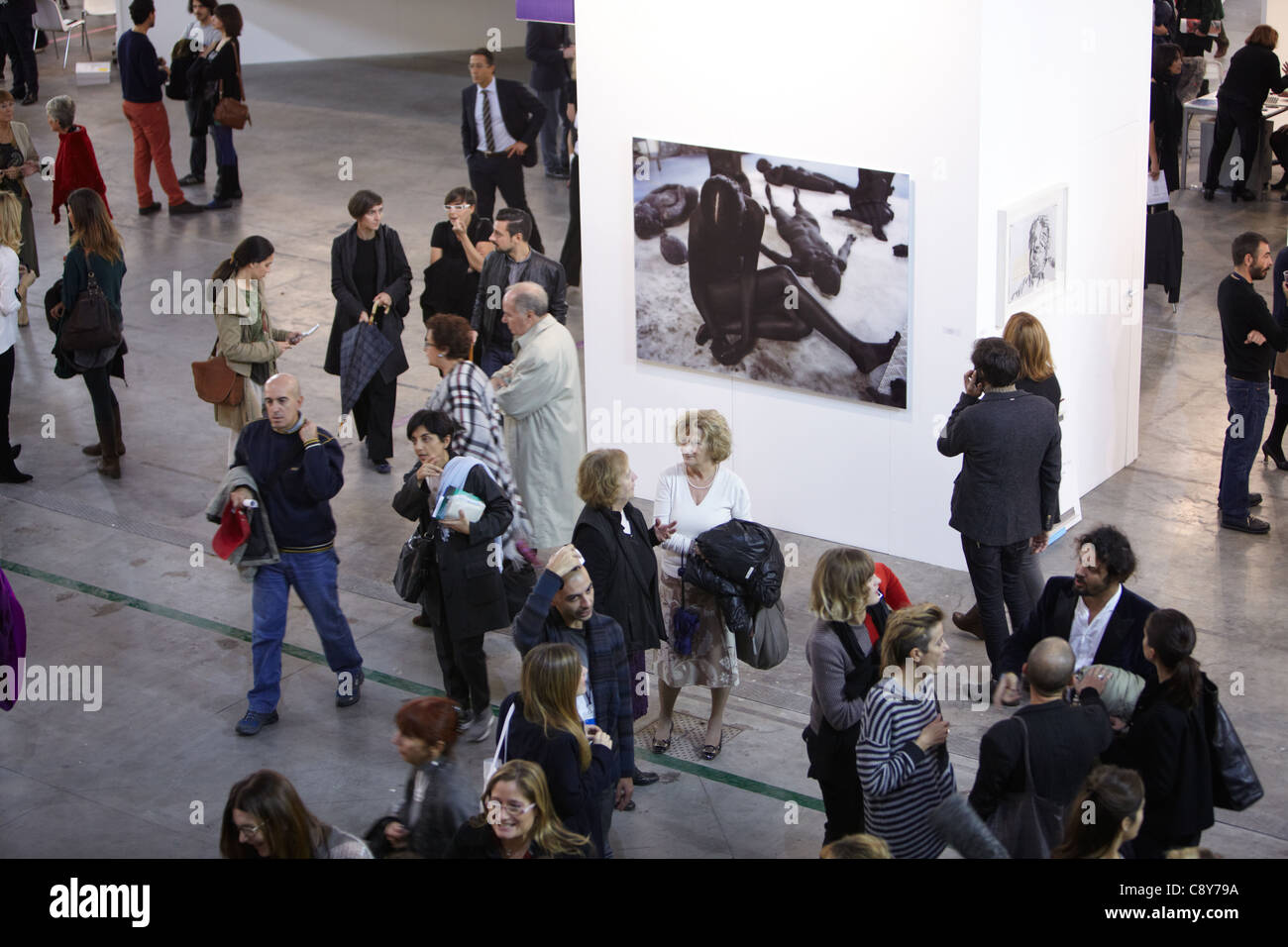 Artissima, Turin 2011, foire internationale d'art contemporain Banque D'Images