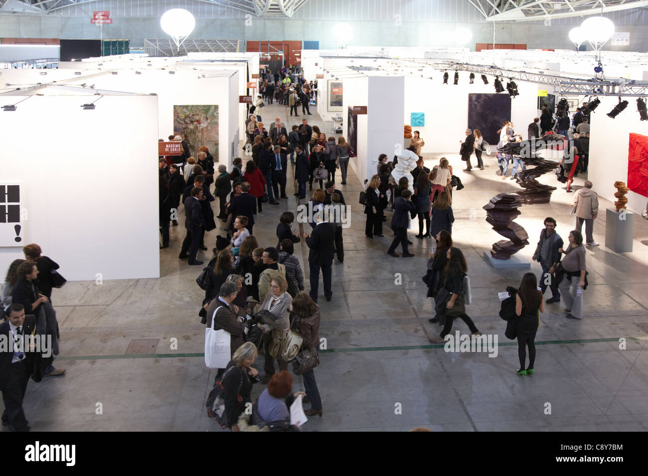 Artissima, Turin 2011, foire internationale d'art contemporain Banque D'Images