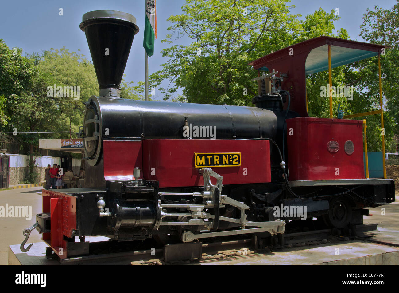 Locomotive à vapeur MTR National Railway Museum New Delhi Inde Banque D'Images