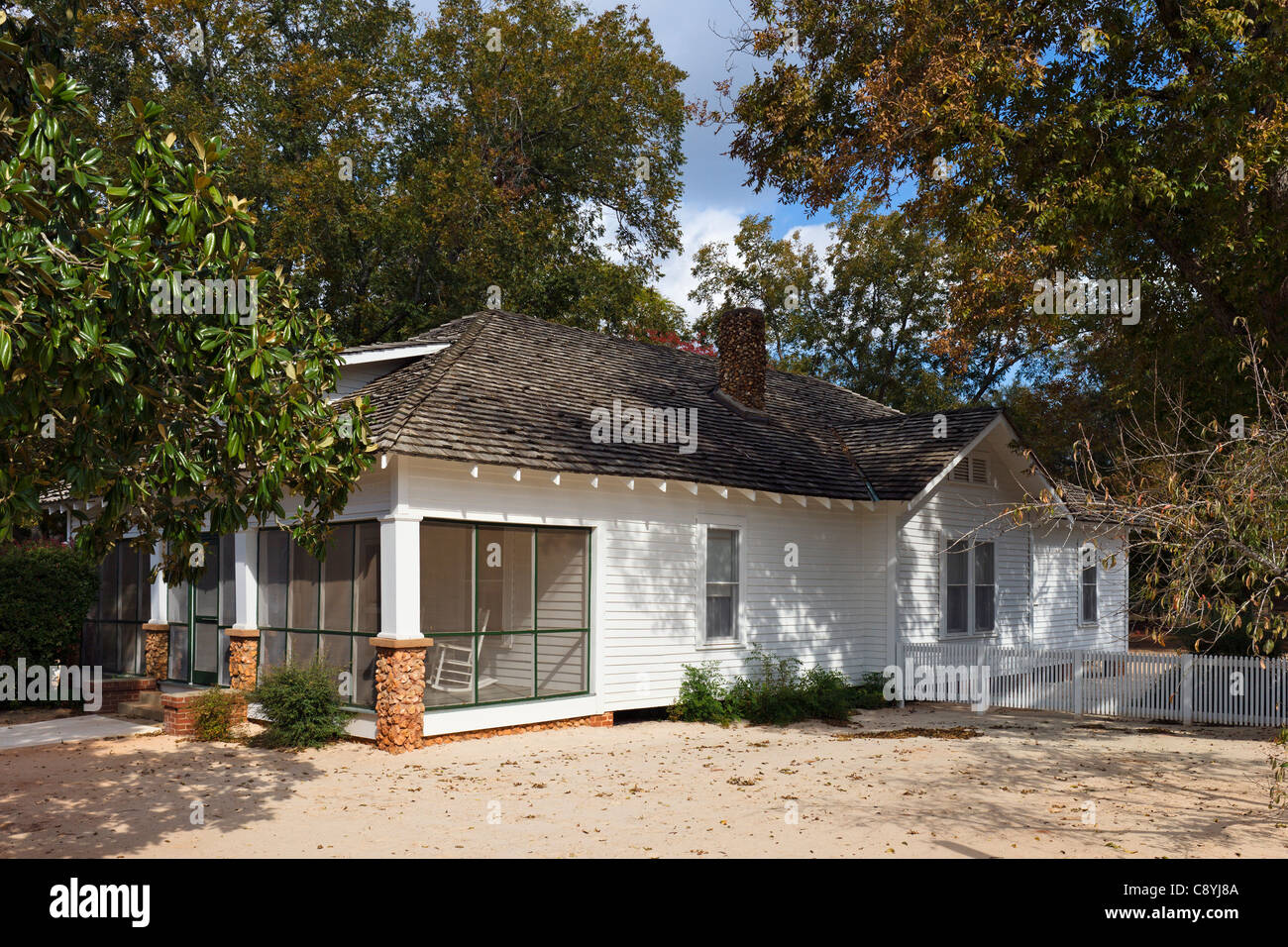 Le président américain Jimmy Carter's boyhood home, Des Plaines, Illinois, USA Banque D'Images