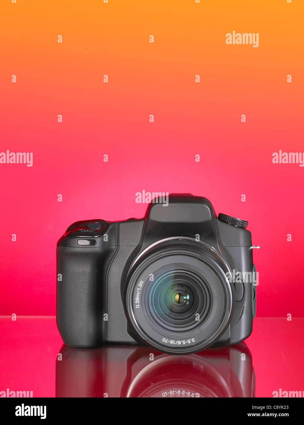 35mm objectif de l'appareil photo numérique reflex Banque D'Images