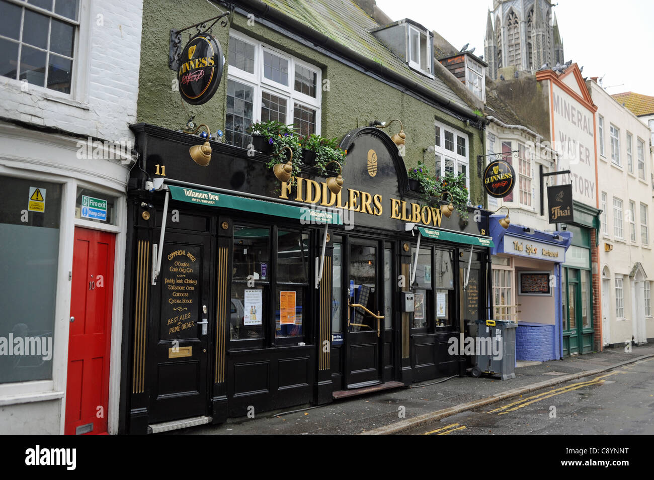 Fiddlers Elbow Irish pub bar Brighton Sussex Royaume-Uni Banque D'Images