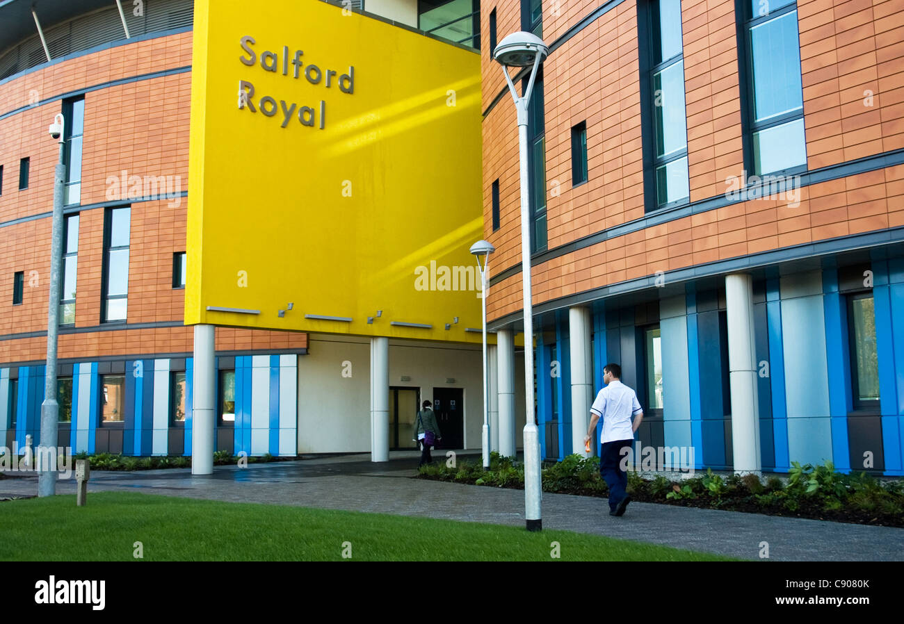 Un espoir nouveau bâtiment , Hôpital Royal de Salford, Salford, Greater Manchester, UK Banque D'Images