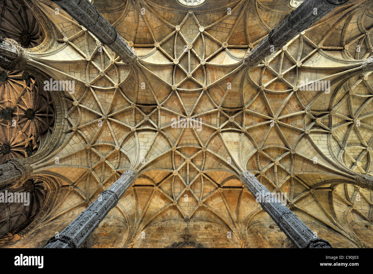 Vault au monastère des Hiéronymites, Lisbonne, Portugal, Europe Banque D'Images