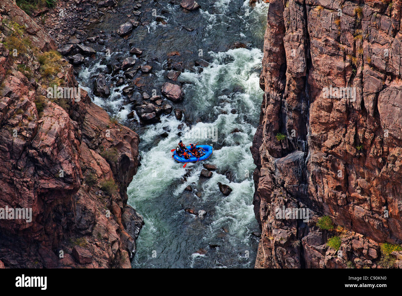 Canon City, Royal Gorge, Arkansas River, Rocky Mountains, Colorado, USA, Amérique du Nord, Amérique Banque D'Images