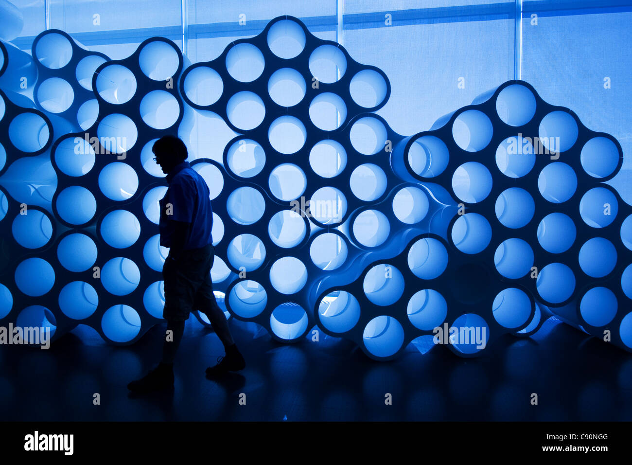 Centre Pompidou Metz en France Banque D'Images