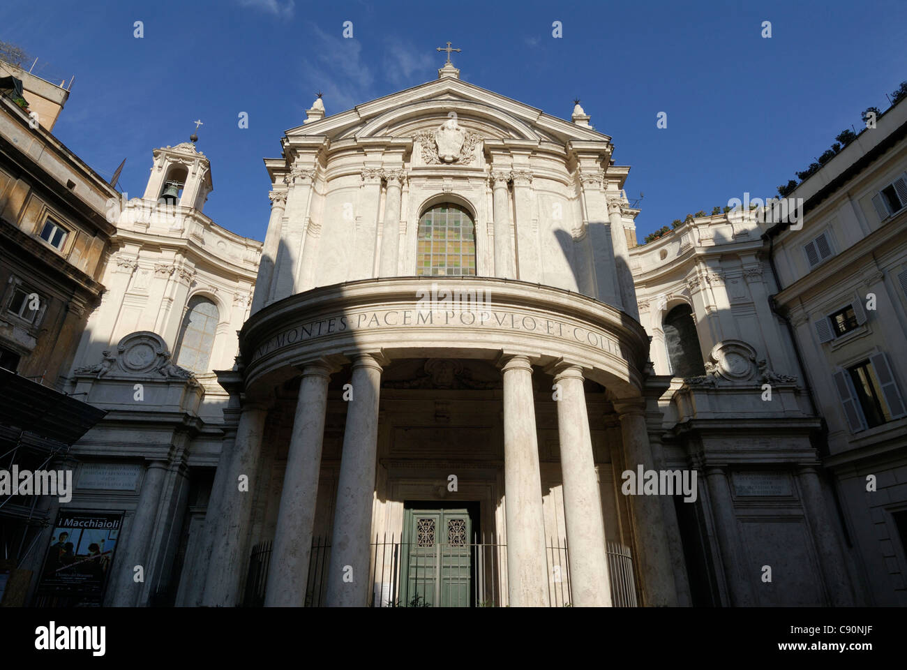 Église de Santa Maria della Pace Rome Italie Banque D'Images