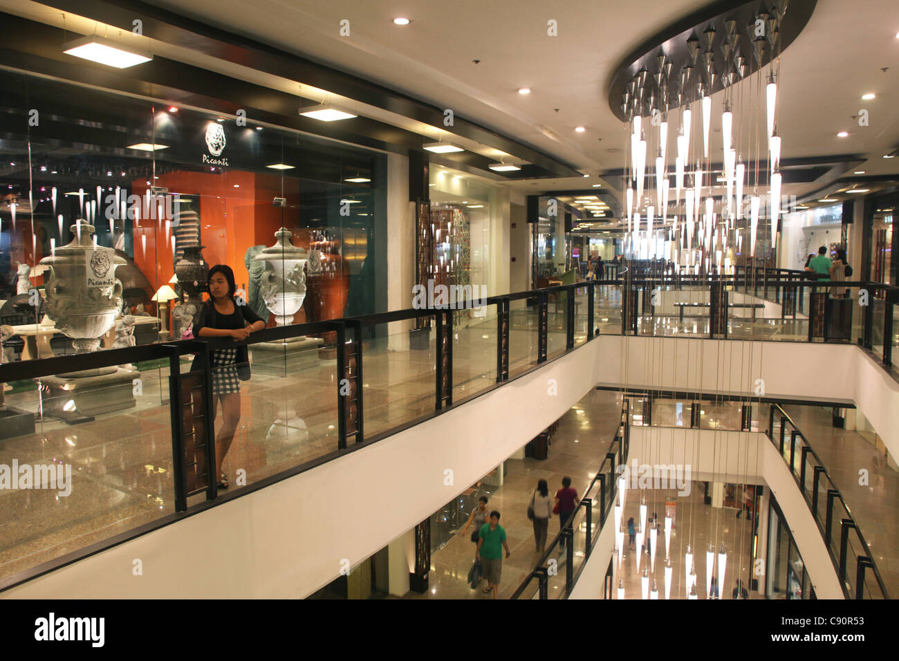Greenbelt 5 centre commercial de Makati, Manila, Makati City, Manila, l'île de Luzon, Philippines Banque D'Images